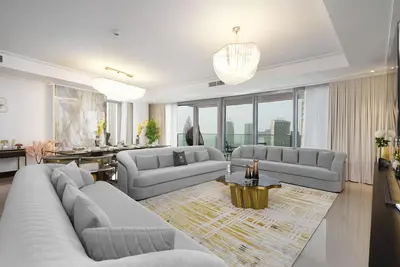 Image de Ultra Chic High-Floor Apt w/ Direct Burj Khalifa & Fountains Views