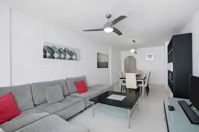 Image de Appartement de vacances 'Medano Beach Home Ocean View' avec vue sur mer, balcon et Wi-Fi