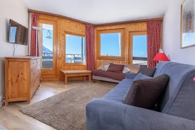 Charmant 2p 5 pers à Avoriaz, balcon sud-ouest, wifi, casier ski, proche commerces et pistes