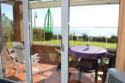 Image de Diese Wohnung ist Großzügig, Hell und Freundlich. Sie Haben von der Terrasse Einen Traumhaften Ausblick auf den Kniepsand