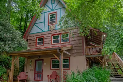Image de Cozy Studio Cabin #11 - Sleeps 4 - Full kitchen + fireplace - between Boone & Blowing Rock Nc
