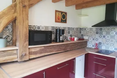 Image de appartement rénovée dans  un corp de ferme a 5 minutes du châteaux