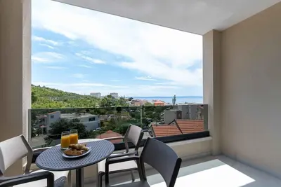 Image de Appartement d'une chambre avec la terrasse Promajna, Makarska (A-20940-c)
