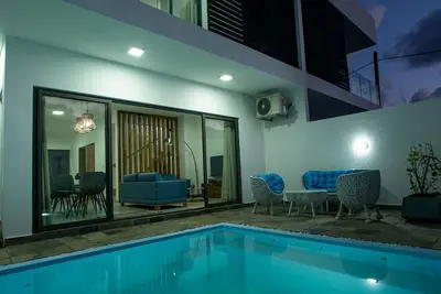 Image de Ocean Blue Villa with private pool at Flic-en-Flac