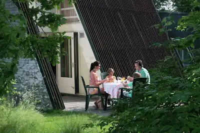 Image de Bungalow joliment meublé avec lave-vaisselle, à De Veluwe