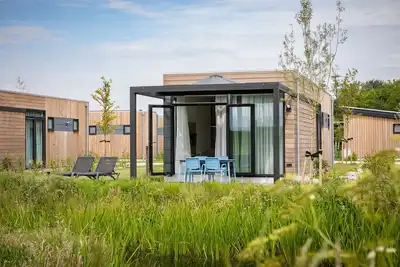Image de Lodge au Markermeer avec design écologique