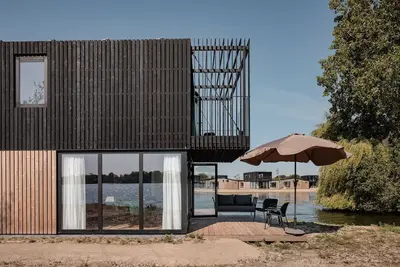 Image de Lodge luxueux avec terrasse et balcon