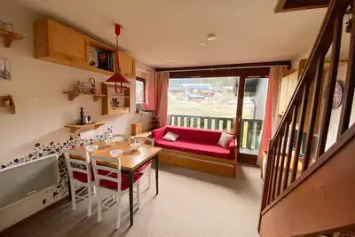 Image de Appartement cosy avec mezzanine, au pied des pistes, pour 5 pers. , proche commerces Ă Morillon 1100