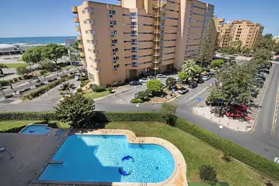 Image de Appartement 'T2 Com Piscina Centro Vilamoura' avec vue sur la mer, Wi-Fi et climatisation