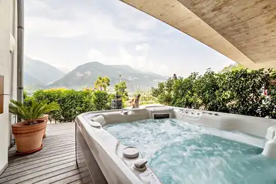 Image de Appartement de vacances \"Langstein Sonnenblume\" avec vue sur montagne, balcon et Wi-Fi