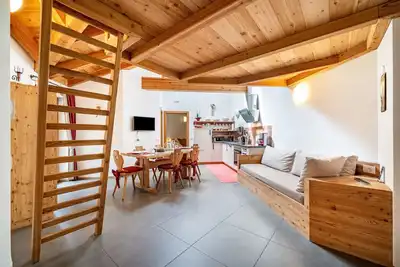 Image de Appartement de vacances \"Larch Soge Apt Paula\" avec vue montagne, terrasse privée & 2 balcons