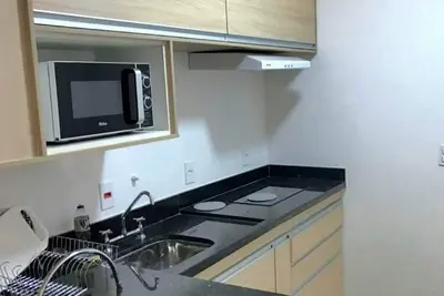 Image de Cozy apartment with double bed.