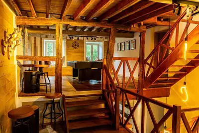 Manoir confortable avec terrasse privée et sauna