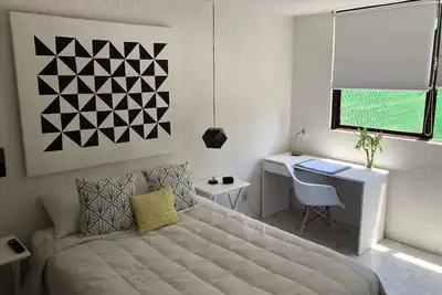 Image de Frida Khalo Nbhd, cozy, very clean, well connected to all points of the Cdmx