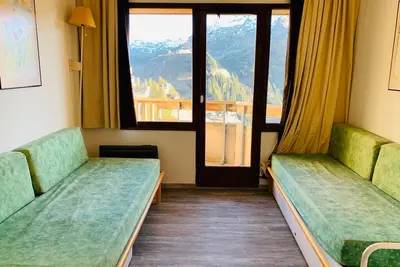 Image de Studio 4 pers avec balcon, Wifi et casier à skis