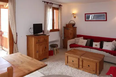 Image de Duplex 7 pers avec piscine, balcon, et box à skis - Les Orres 1800