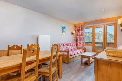 Image de Bel appartement pour 6 avec balcon, proche des pistes, WiFi