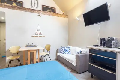 Image de Studio \"L'Eclose Ty Du\" avec terrasse privée, jardin partagé et Wi-Fi