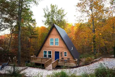 Image de The Great Heron | A-Frame | Hot Tub | New!