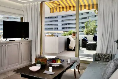 Image de Superbe appartement climatisé avec terrasse et jardin à Villeneuve Loubet Plage