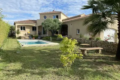 Image de Villa spacieuse, 3 chambres, 6 couchages, jardin et piscine