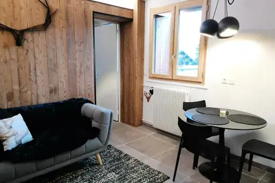 Image de Magnifique petit appartement entièrement rénové très haute de gamme, 3 personnes, résidence sur pistes à Pra Loup