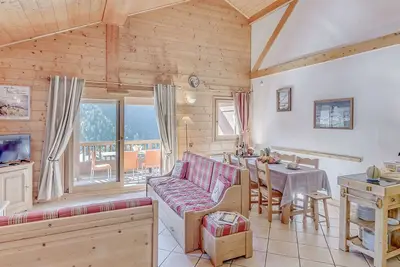 Image de Champagny-en-Vanoise: Apt 3 ch, 8 pers, terrasse, balcon, WiFi, ski-in/ski-out