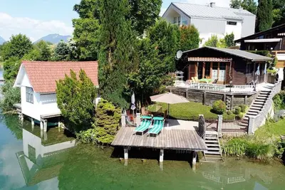 Image de Exclusive vacation home (bungalow) on a private bathing lake in Carinthia