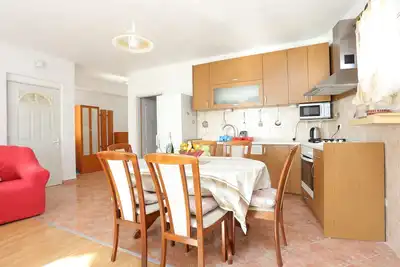 Image de Appartement d'une chambre avec le balcon et la vue sur le mer Tucepi, Makarska (A-2676-c)