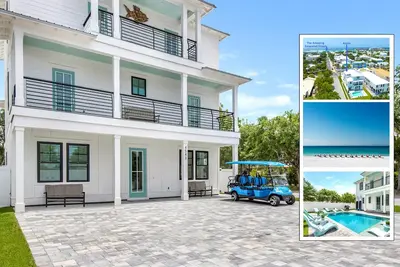 Image de Azure! Sleeps 22! Golf Cart! Beach Access! Pool!