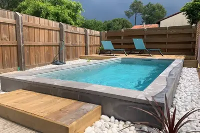 Image de Maison de vacances 'Villa Des Ponteils' avec piscine privée, Wi-Fi et climatisation