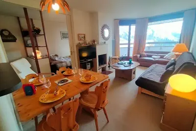 Avoriaz: Appartement 3 pièces, 6 pers, cheminée, wifi, tout équipé