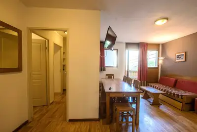 Image de 2-Zimmer-Apartment-Hütte für 6 Personen mit Bergblick