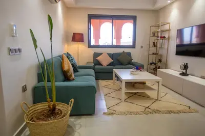 Image de 4 minutes to Jardin Majorelle! Modern Family-sized Apartment