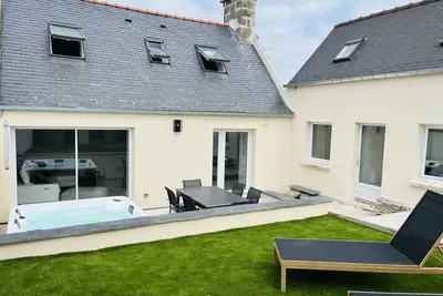 Image de Luxueuse maison avec jacuzzi à 35 mètres de la mer - île de Batz