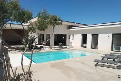 Image de Villa Climatisée piscine vue sur Vignoble Zen, Luxe, Charme, calme