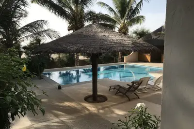 Image de Case Typique Sénégalaise Piscine vue mer