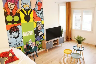 Image de Appartement Heroic Arts - Little America à 5 min du Futuroscope