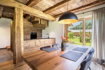 Image de Chalet \"Zu Wosser\" avec vue sur les montagnes, terrasse privée et Wi-Fi