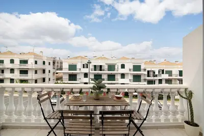 Image de Appartement de vacances \"Urbanização Lagar 133\" avec vue sur mer et balcon privé