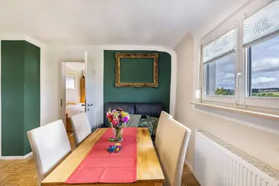 Image de Appartement \"Baumelt\" avec terrasse privée, jardin partagé et Wi-Fi
