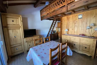 Image de Appartement 4 personnes, skis aux pieds, centre village avec parking
