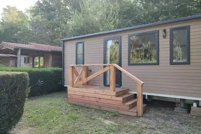 Image de Cottage Ohara Côté Jardin Premium - 30m²-2 chambres -Terrasse semi couv- Vue sur la forêt- Lv 4 personnes