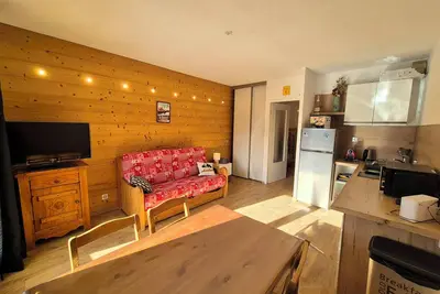 Image de Chaleureux studio au pied des pistes - Le refuge **