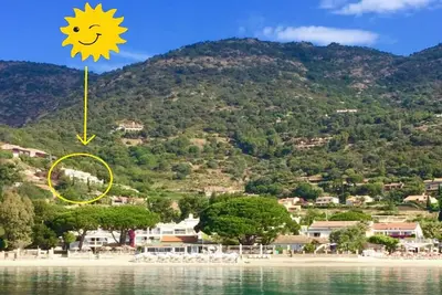 Image de Terrasses d'Aiguebelle, Lavandou, vue mer, piscine, garage, clima, plage 300m