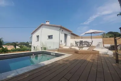 Image de Nouveau Villa vue mer exceptionnelle 4ch 8 couchages sur la presqu'île de Giens