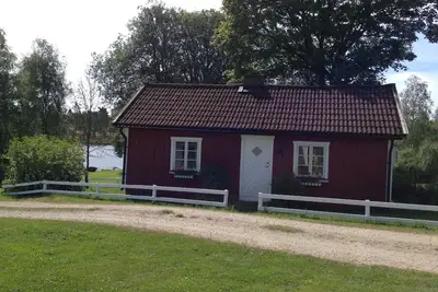 Image de Holidays at the lake in southern Sweden with a boat