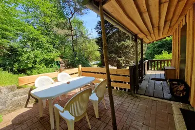 Image de Chalet de la forêt, 1 à 7 personnes, étape ou détente, la nature vous accueil.