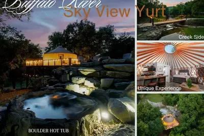 Image de Yurt Hot Tub Buffalo River Creek