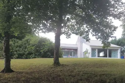 Image de Maison de vacances 'Erika' avec vue sur la forêt, grand jardin et Wlan
